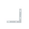 4PK Everbilt 3 in. Zinc-Plated Flat Surface Corner Support Braces Brackets 15296