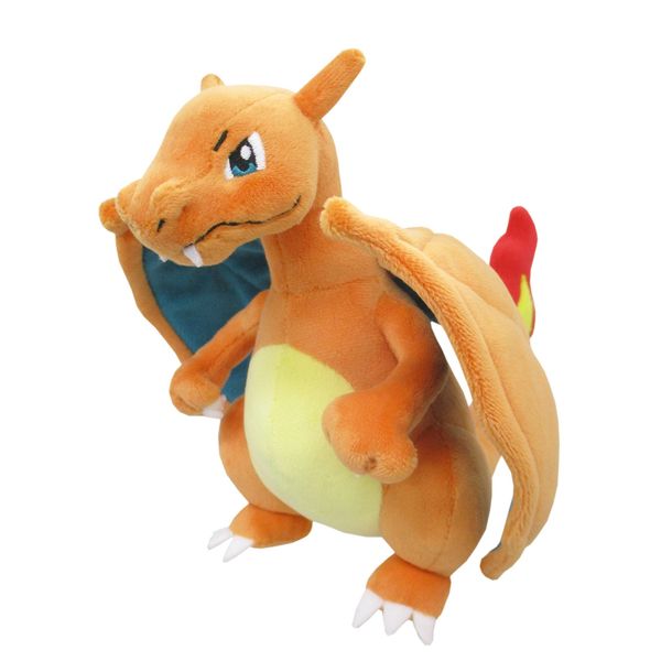 Sanei Boeki PP95 Pokémon All Star Collection Plush Toy, Charizard, Size S, W 5.1 x D 8.5 x H 7.5 in (13 x 21.5 x 19 cm)