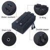 Tacticool 2 Pack Molle Pouches - Tactical Compact Water-Resistant EDC Pouch (2 Pack-Black)