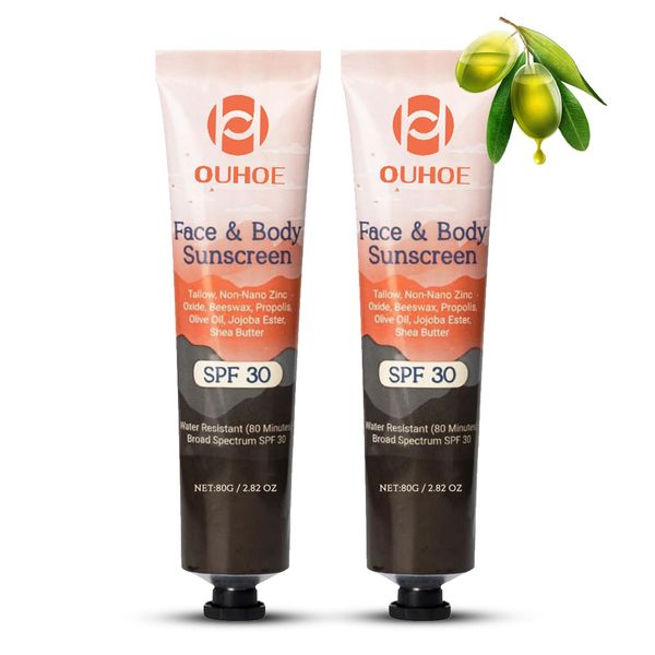 Sunscreen for Face & Body SPF 30, Water Resistant 30 SPF Sunscreen