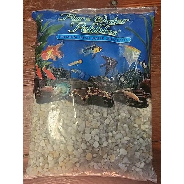 Pure Water Pebbles Aquarium Gravel  Carolina 5 lbs 3.1-6.3 mm Grain