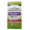 Natures Truth PROBIOTIC 14 Chewable Tablets 60ct Berry Flavor __