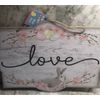 Inspirational Scalloped Glittered Hanging Decor. “Love”. ShipN2Hours