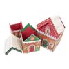 Punch Studio Christmas House Box 3 Piece Set (White)