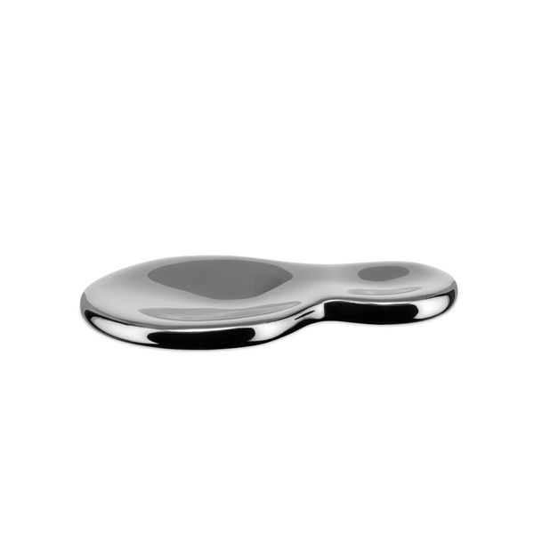 Alessi T-1000 - Design Spoon Holder, 18/10 Stainless Steel, Silver