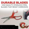 Scotch Multi-Purpose Scissors, Right or Left Hand, Stainless Steel Blades, 8-Inch, 2-Pack
