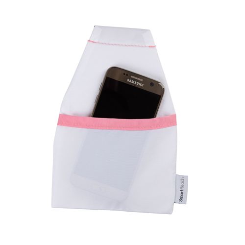 SMART REACH SR100PNK PINK CELL PHONE POCKET WITH BLACK TRIM