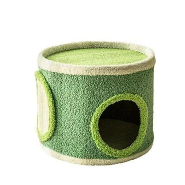 Covered Cat Bed Kitty Condo with Sisal for Multiple Small Pets Kitty Support