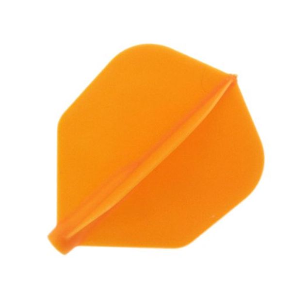 Cosmo Darts 6 Pack Fit Flight - Shape Dart Flight (Orange)