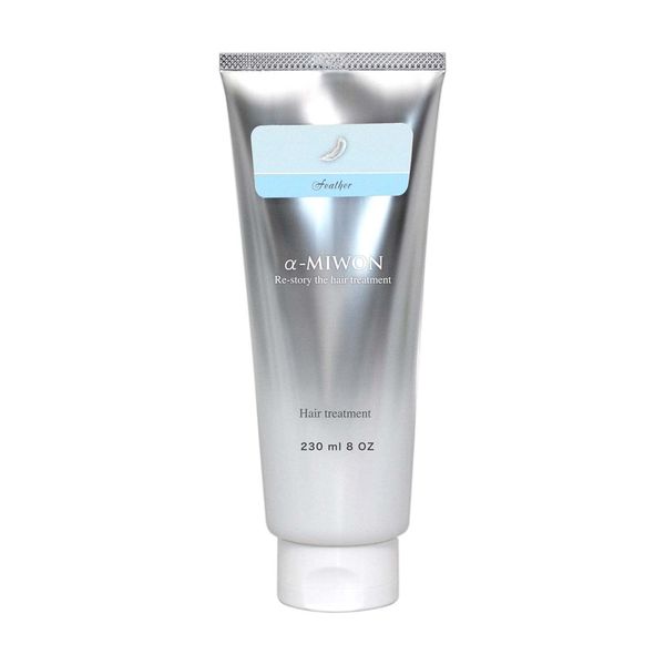 Amiwon Feather Treatment, 8.1 fl oz (230 ml), Non-Silicone, Salon Exclusive, Wash Away, Smooth, Conditioner
