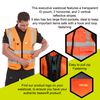 EXECUTIVE HI VIZ WAISTCOAT ORANGE 3XL
