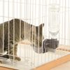 cat water dish s white