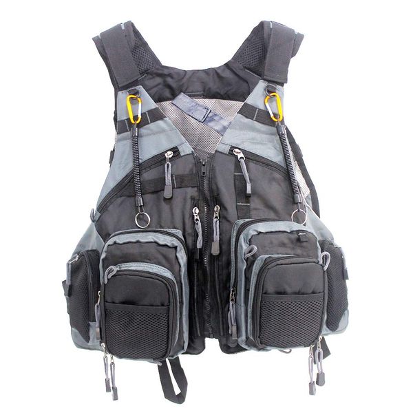 Raprance Fly Fishing Vest Pack Adjustable Breathable Outdoor Activity Vest with Pockets for Men and Women