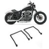 BOROCO Universal Saddlebag Brackets, Motorcycle Side Saddle Bag Mount Bracket Support Bars Accessory Support Bars Brackets Kit