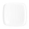 Plasticpro Plastic Serving Trays - Serving Platters Disposable Party Dish White, (4, Square White Trays)