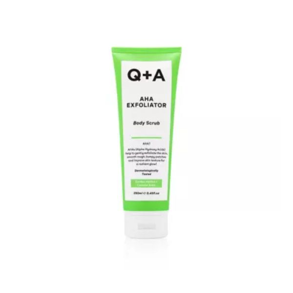 Q+A AHA Exfoliator Body Scrub 250ml