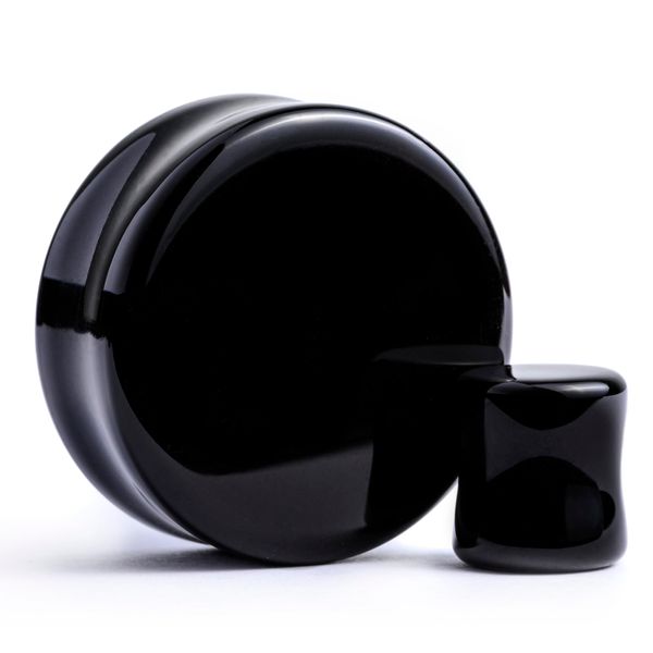 Black Onyx Stone Plugs/Gauges (20mm)