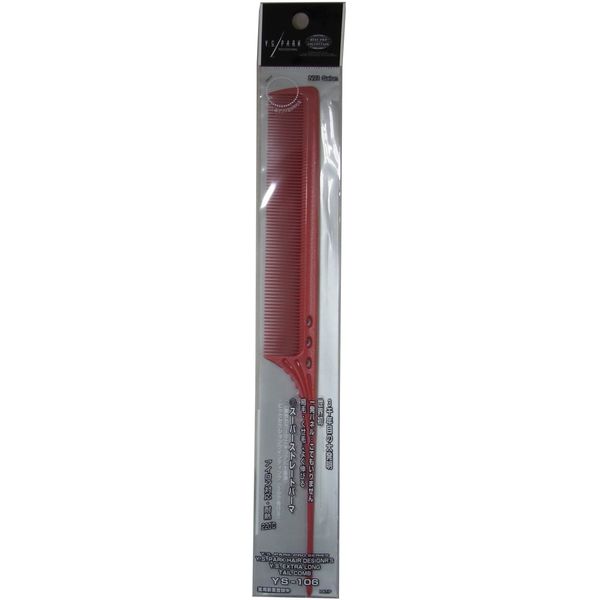 YS Park 106 Extra Long Tail Comb - Red