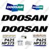 Fits Doosan P425 HP375 Decal Kit Air Compressor Replacement Decal - 3M Vinyl!
