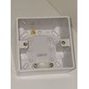 Éabcon Extra Deep Surface Mounted Back Box/Pattress 1 Gang Single 47m - White
