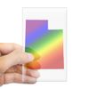 CafePress Utah Gay Pride Rectangle Sticker Rectangle Bumper Sticker Car Decal