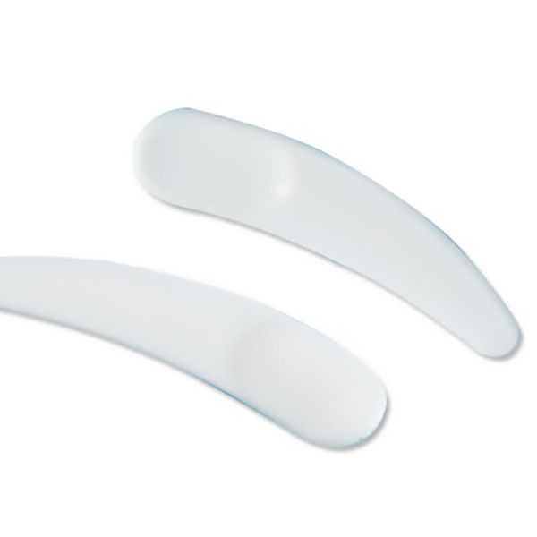 BULIBIU Sream Scoop Crescent Plastic Spoon White Mask Pick Stick Cosmetic Sorting Tool【200PCS】