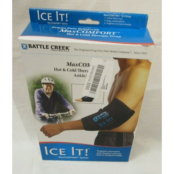 Battle Creek IceIt! ColdCOMFORT Ankle/Elbow/Foot OPEN BOX