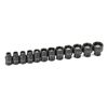 Grey Pneumatic (9712UM) 1/4" Surface Drive 12-Piece Standard Universal Metric Socket Set