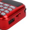 Portable FM Digital Radio with LED Display, Multifunction Player with Memory Function, Wireless FM Radio Support Memory Card USB Playback