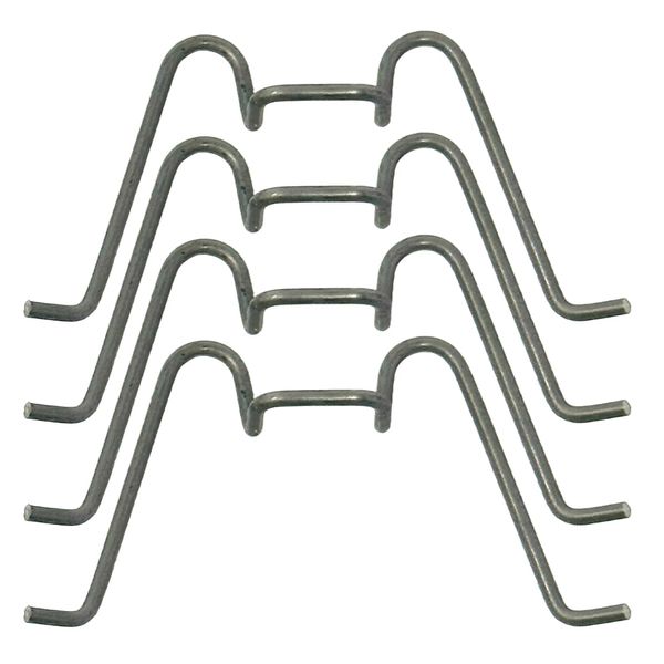 Unity U-6598 Spring Clip for S6 and H1 Light, (Pack of 4) , Silver