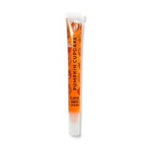 Pumpkin Cupcake Flavor Burst Lip Gloss - Limited Edition - .34 fl. oz. / 10 mL