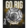American Challenge Bergamo Soccer Ball (Silver/Black, 3)