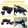 Motorcycle Handlebar Dual USB Charger Cigarette Phone Lighter Socket Waterproof