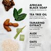 SheaMoisture African Black Soap with Shea Butter, Skin Care Regimen, Moisturizing Acne Cleanser for Clear Skin, Healthy, Glowing Skin, Real African Black Soap Bar for Face & Body (6 Pack - 8 Oz Ea)