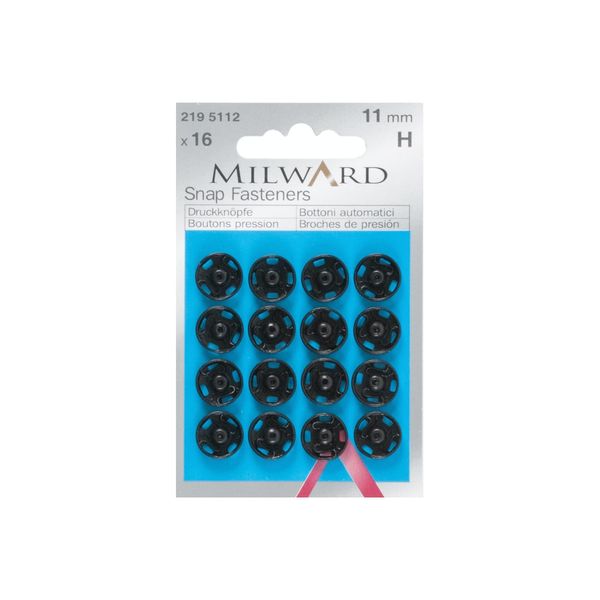 Milward Hard Haberdashery, Brass, Black, 9 mm