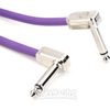 Ernie Ball Flex Patch Cable - 12 inches, Purple, 3-pack