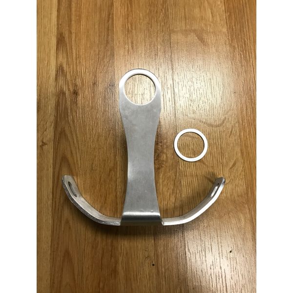 Rolled Vertical License Plate Relocation Bracket for Suzuki Boulevard All Years