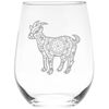 Goat (G2AD) Stemless wine glass, 17 oz.