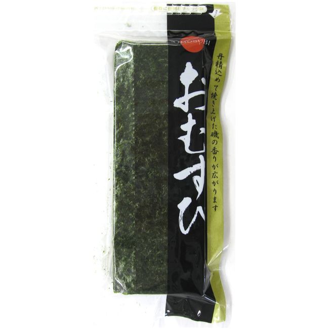 Seibu Nori Shop Grilled Glue for Rice Balls 3 Cuts, 70 Sheets (Zipper Bag)