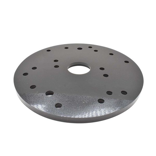 Universal Router Plate with Replacement Screws and Plastic Insert Rings