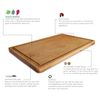 Casual Home Delice Cherry Rectangle Juice Drip Groove Cutting Board
