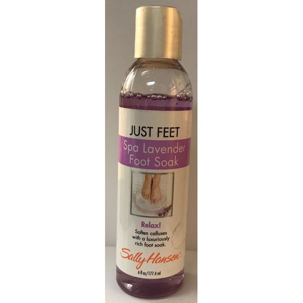 Lot of 2 Sally Hansen JUST FEET - SPA Lavender Foot Soak 6 fl oz 177.4 ml