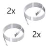 2x White USB Charging Cord 3ft Cable for Apple iPad Air 1st/2nd/3rd Generation