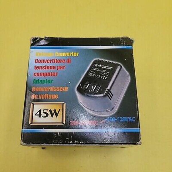 45 Watt lyvia arteleta European Travel Voltage Converter 220 Volt to 110 volt