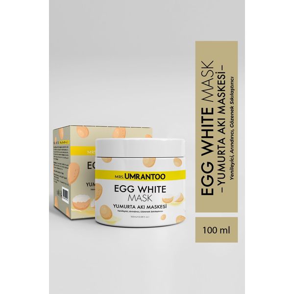 Egg White Pore Mask Gözenek Sıkılaştırıcı Ve Siyah Nokta Arındırıcı Yumurta Akı Maskesi