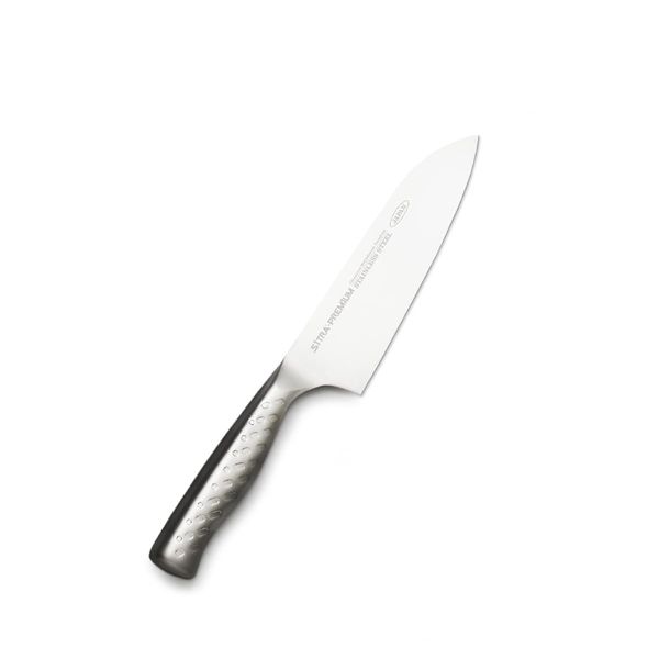 SiTRA All-in-One Stainless Steel Kitchen Knife, Premium Santoku Knife, Made in Japan