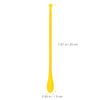 SOLUSTRE 50Pcs Plastic Micro Scoops Laboratory Mini Scoops Measuring Long Handle Experiment Sampling Lab Capsule Spatula for Cosmetic, Random Color