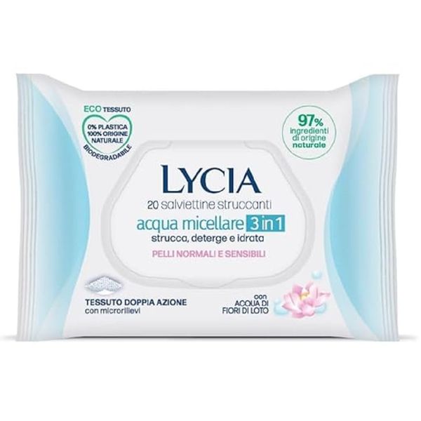 Lycia - Micellari Makeup Remover Wipes Pack of 20