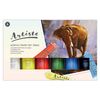 Artiste Acrylic Paint Set - 6 Pack - 100ml