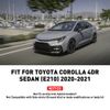 4pcs For Toyota Corolla E210 2020 2021 Sedan Splash Guards Mud Flaps Mudguards